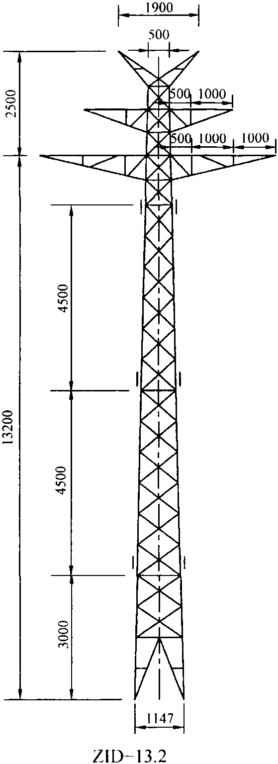 14-43 10kV Z1D直線塔